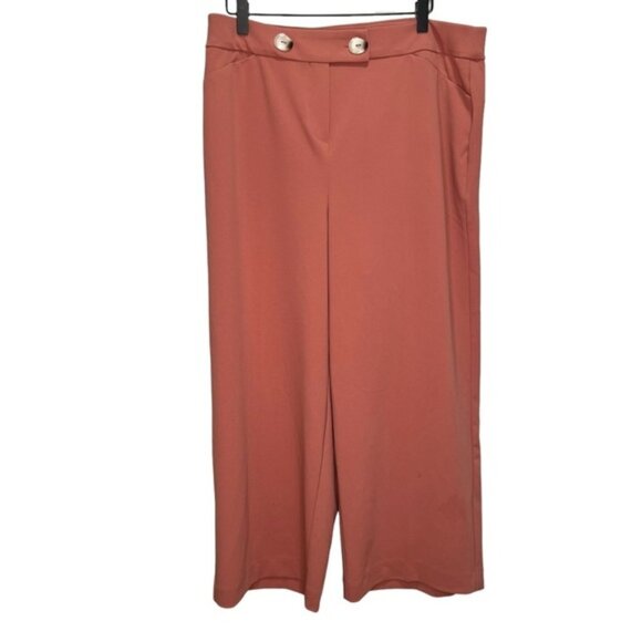 Addition Elle Wide Leg Cropped Pants Size 0X NWT - Picture 2 of 10